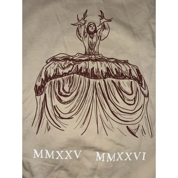 Lady Gaga Opera Haus Hoodie XL Beige Full Zip Mayhem Ball 2025